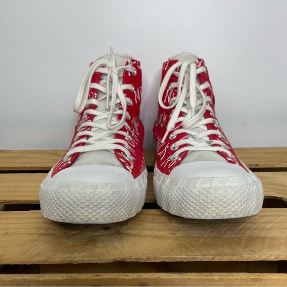 Converse Red High Tops Not a Chuck sneaker M9 W11 - Picture 2 of 11